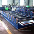 Mercado espanhol 1080 único deck de aço perfil russian metal telhadura folha hidráulica vitrificada rolo formando machiney